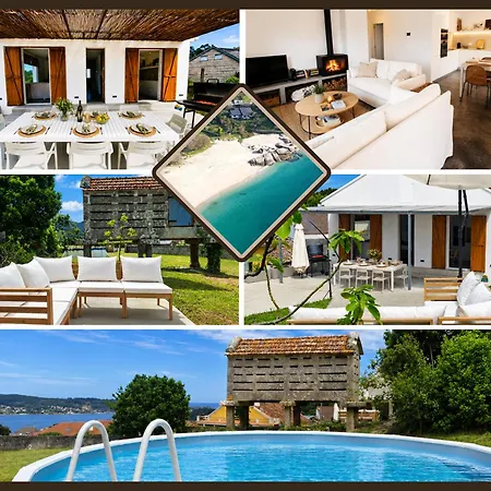 Casa Aldan - Piscina Barbacoa Chimenea Playa 900 M Holiday home Pineiro (Cangas)